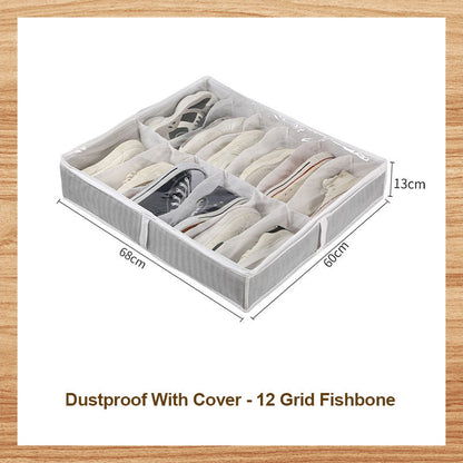 Foldable Shoe Storage Box Under The Bed