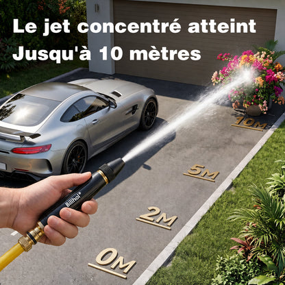 Pistolet de lavage haute pression pour la maison, indispensable pour arroser les plantes et les légumes, ainsi que pour laver la voiture 👍💦