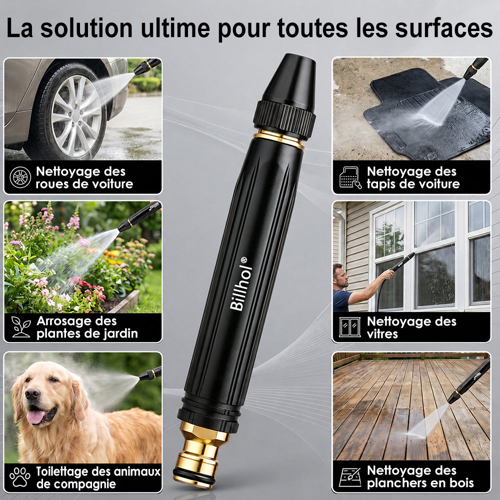 Pistolet de lavage haute pression pour la maison, indispensable pour arroser les plantes et les légumes, ainsi que pour laver la voiture 👍💦