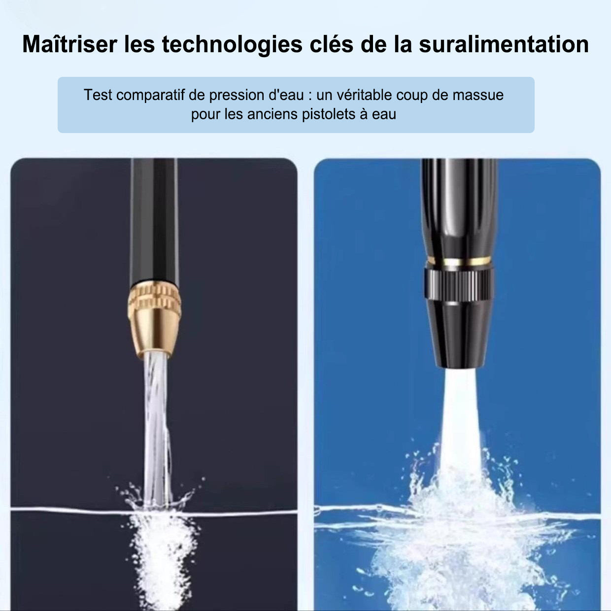Pistolet de lavage haute pression pour la maison, indispensable pour arroser les plantes et les légumes, ainsi que pour laver la voiture 👍💦