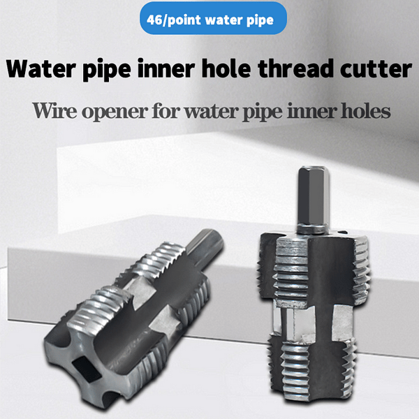 Electric Drill Compatible PVC Pipe Threader Kit with Various Die Sizes 🔥Last Day - 75% OFF🔥